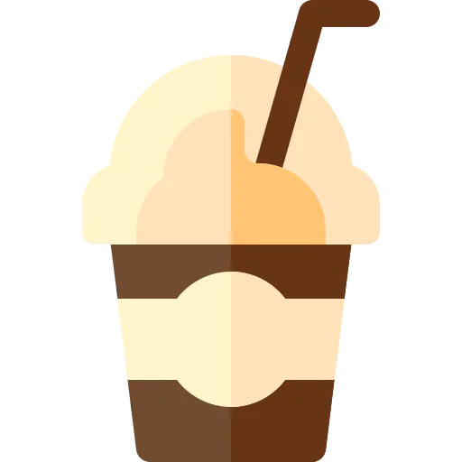 Ice coffee icon