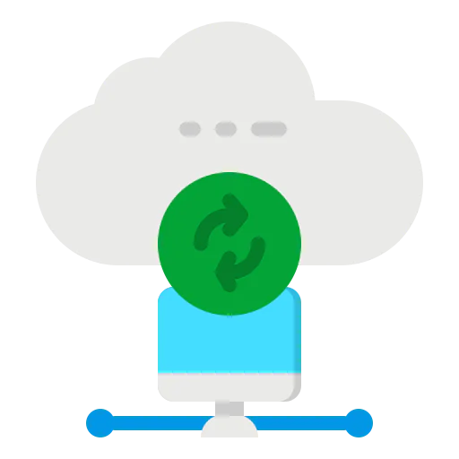 Cloud storage icon