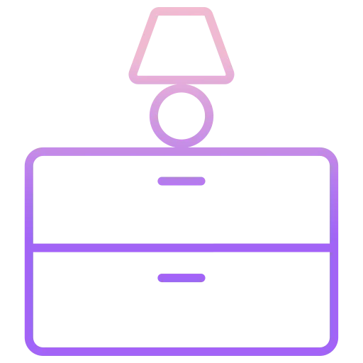 Bedside table icon