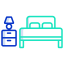 Double bed icon 64x64