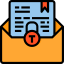 Confidential email ícone 64x64