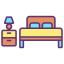 Double bed ícono 64x64
