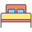Double bed ícono 64x64