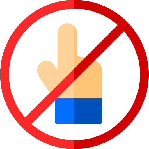 Dont touch icon