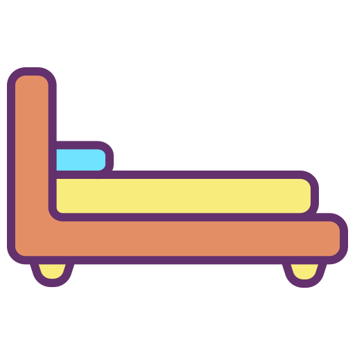 Single bed icon
