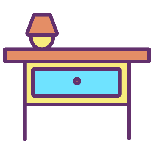 Bedside table ícono