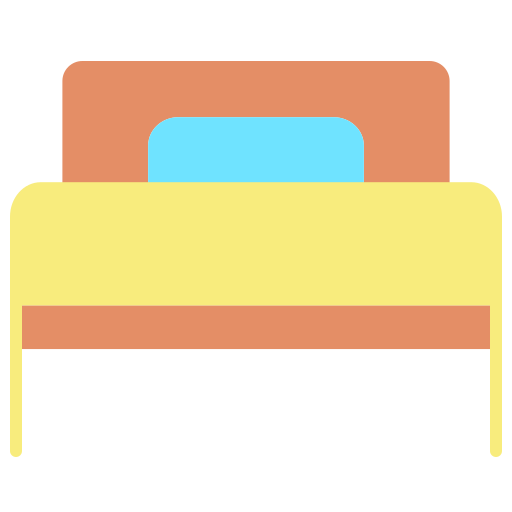 Single bed icon