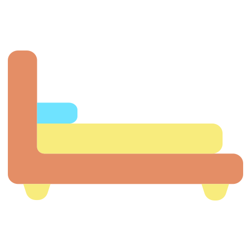 Single bed icon