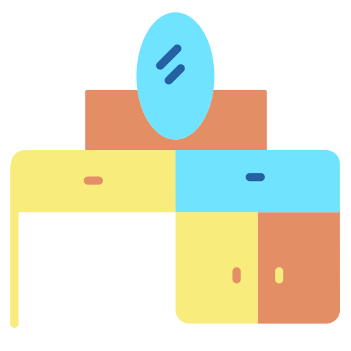 Dressing table icon