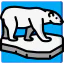 Polar bear icon 64x64