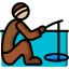 Ice fishing Symbol 64x64