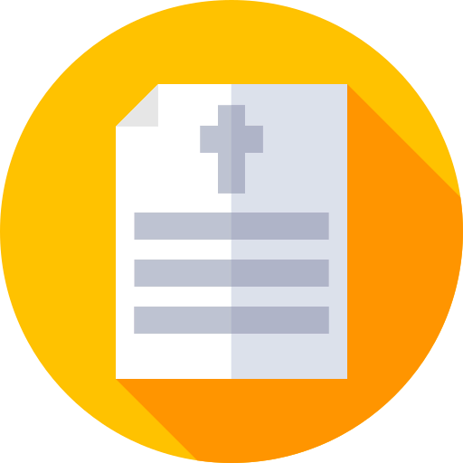 Death certificate Symbol