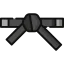 Black belt icon 64x64