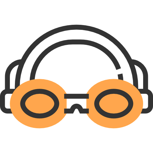 Diving goggles icon
