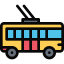 Троллейбус иконка 64x64