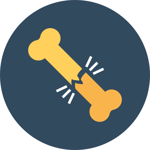 Broken bone icon