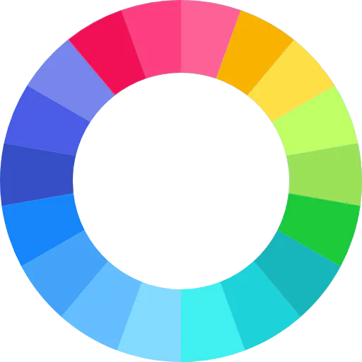 Color wheel Ikona