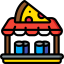 Pizza shop ícone 64x64
