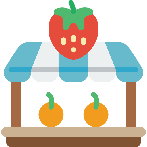 Fruit stand Ikona