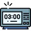 Digital clock icon 64x64