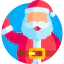 Santa claus biểu tượng 64x64