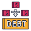 Debt consolidation icon 64x64