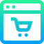 Shopping online icon 64x64