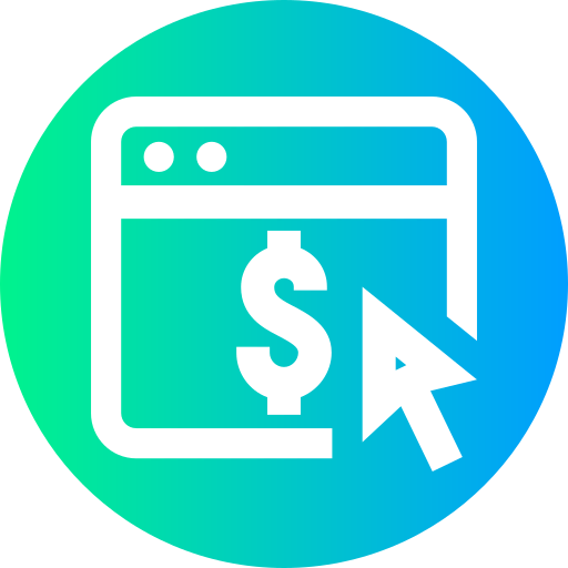 Pay per click ícone