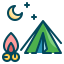 Camping icône 64x64