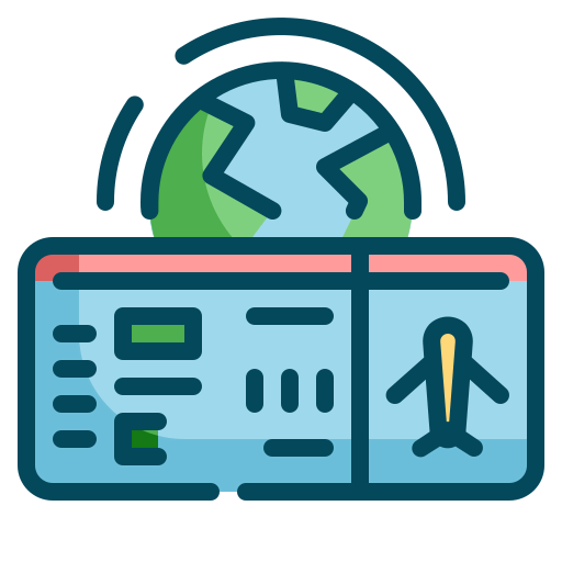 Boarding pass icon