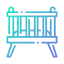 Baby crib icon 64x64