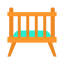 Baby crib icon 64x64