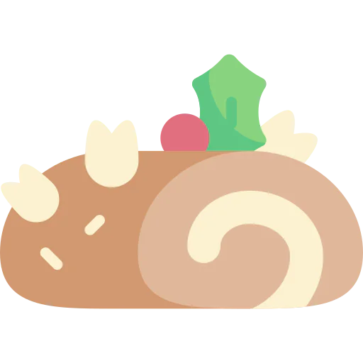 Christmas log icon