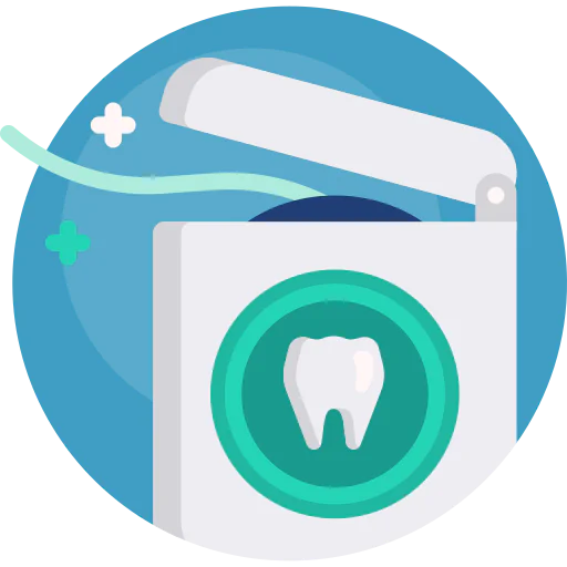 Dental floss icon