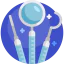 Dentist tools icon 64x64