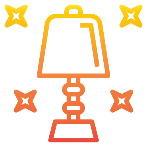Table lamp icon