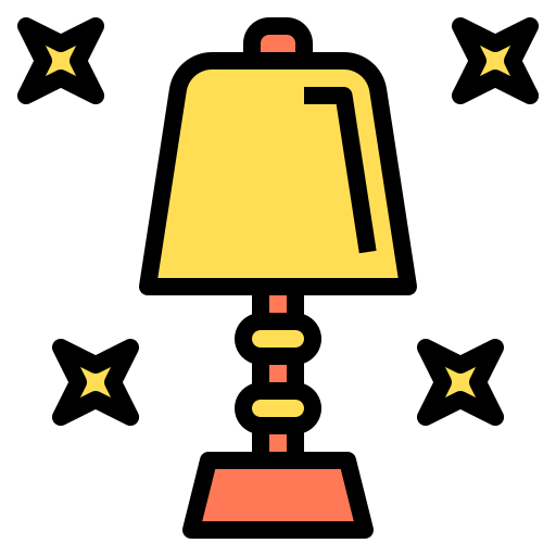 Table lamp icon