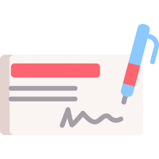 Cheque icon