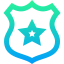Police badge icon 64x64