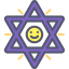 Star of david icon 64x64