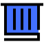Garbage bin icon 64x64