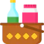 Food basket icon 64x64