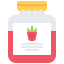 Strawberry jam icon 64x64