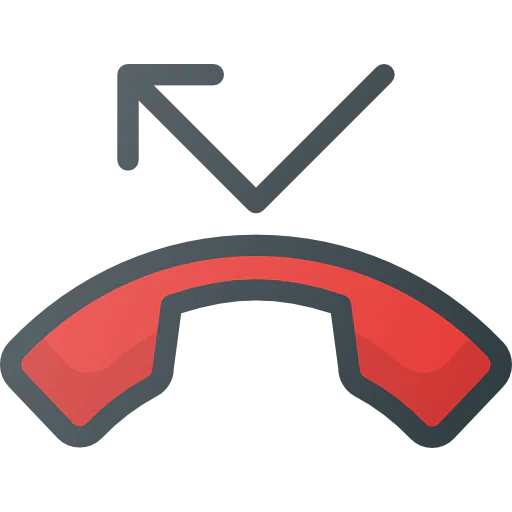 Missed call icon
