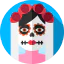 Mexican skull icon 64x64