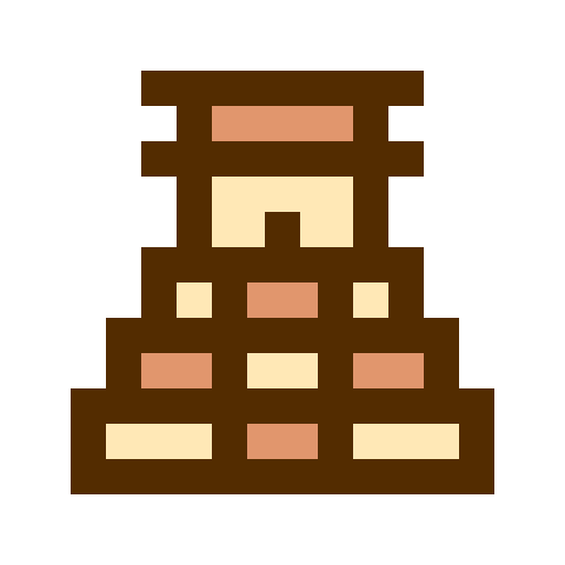 Mayan pyramid icon