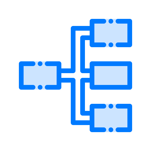 Flow chart icon