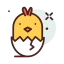 Chicken egg icon 64x64