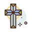 Крест иконка 64x64