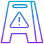 Wet floor icon 64x64